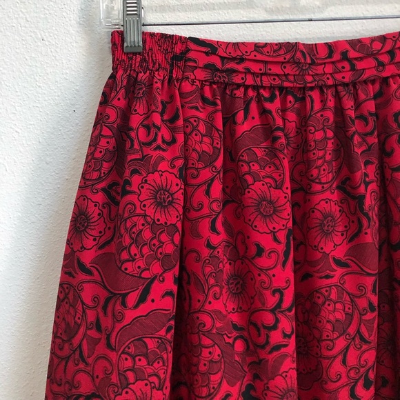 80’s vintage floral skirt - Picture 6 of 12